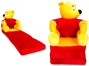 Крісло-ліжко плюшевий Вінні для дитини пух