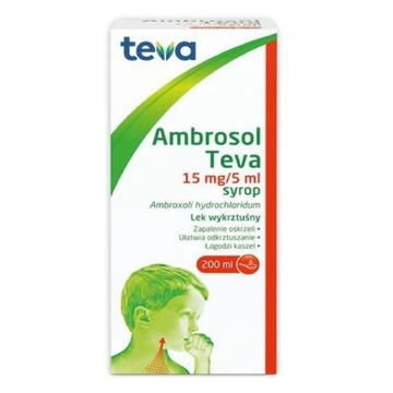 Амброзол сироп 15 мг/5 мл - 200 мл