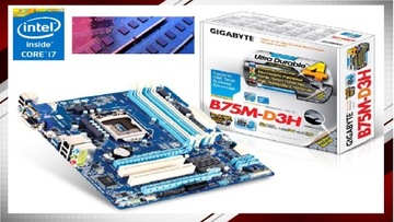Комплект материнская плата Gigabyte GA-B75M-D3H процессор I7 8х 3,8 ГГц кость RAM16GB