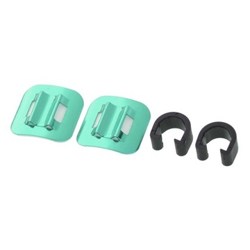 2 шт. Mountain Tube Holder Clip Line Pipe Green