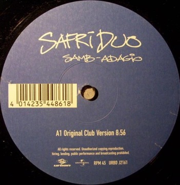 Safri Duo-Samb-Adagio-12"