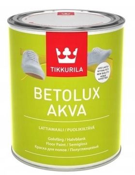 Краска для пола Tikkurila Betolux Akva 0,9 л