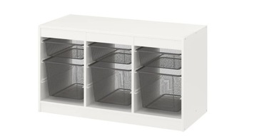 IKEA книжкова шафа полку TROFAST білий
