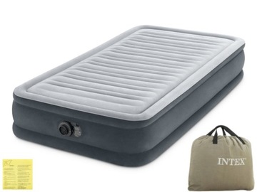 Одномісний надувний матрац ліжко з насосом 230v Intex 67766nd модель 2024