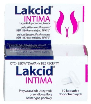 LAKCID Intima интимные инфекции флора 10 капсул