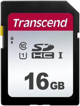 Карта пам'яті microSD Transcend 300S 16 ГБ