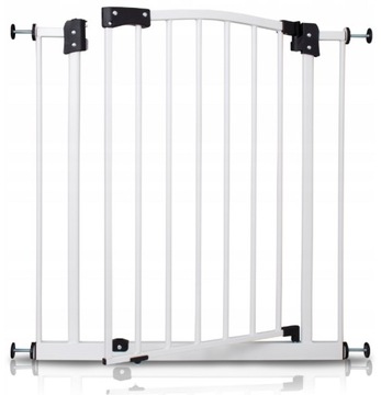 Белые защитные ворота для лестничных дверей 103-112 см