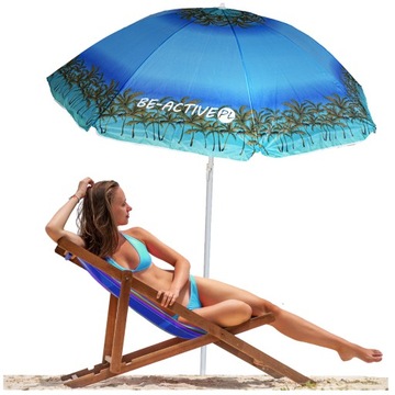 Велика парасолька для пляжу на балконі для пляжів
