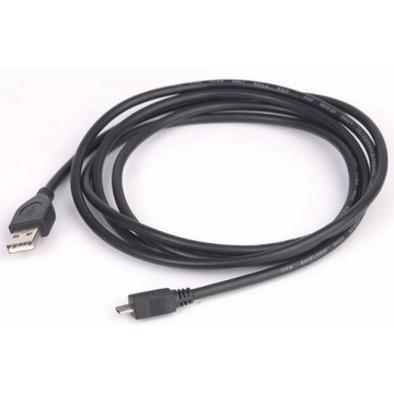 MicroUSB USB 2.0 1.8 м черный кабель для зарядки телефона передачи данных