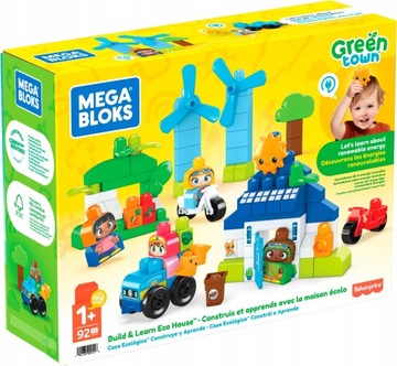 MEGA BLOKS будівельні блоки набір Еко будинок з цеглою MATT