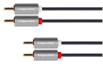 Аудио кабель 2x2 RCA кабель 1,0 м стерео Чинч 100