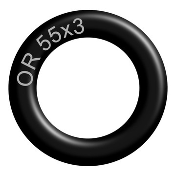 Уплотнительное кольцо 55X3 NBR70 резиновое маслостойкое (1 шт.)