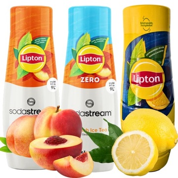 Сироп концентрат соку SodaStream ароматизований ICE Tea Lipton персик персик