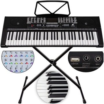 Набор Keyboard штатив для обучения фортепиано наклейки для клавиш бесплатно