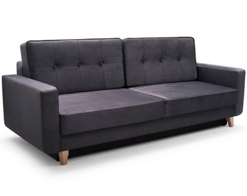 Гарний диван для вітальні Toki антрацит новий