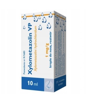 Ксилометазолін VP 1 мг/мл краплі для носа 10 мл