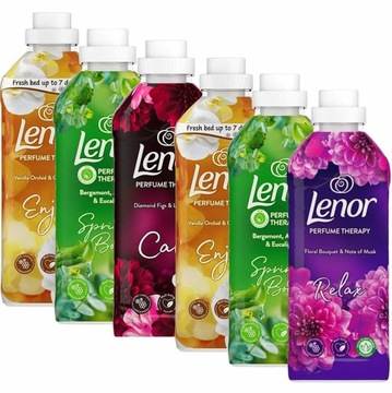 LENOR PERFUME THERAPY set парфюмированные жидкости для полоскания ткани 6 штук