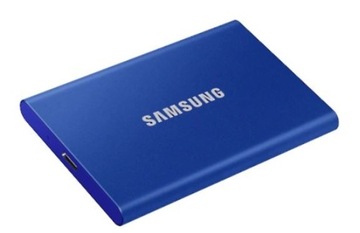 Внешний твердотельный накопитель Samsung T7 1 ТБ USB 3,2 1050/1000 Мбит / с Синий