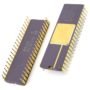 [1шт] c80287-3 80-Bit Math Processor б / у
