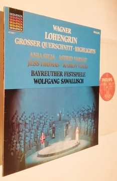 ВАГНЕР = ЛОЭНГРИН (БОЛЬШОЕ ПОПЕРЕЧНОЕ СЕЧЕНИЕ) LP CHOR ORCH BAYREU. ВОЛЬФГАНГ САВАЛЛИШ