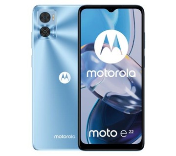 Смартфон Motorola moto e22 4/64 ГБ Crystal Blue