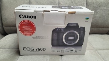 Корпус зеркальной камеры Canon EOS 760d + объектив 18-55 мм + объектив 60 мм