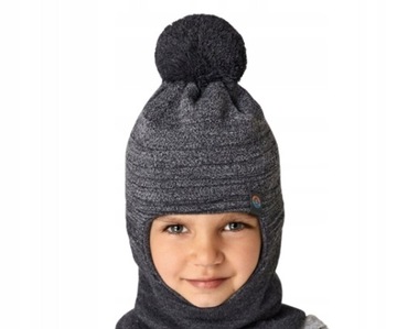 Детская зимняя шапка 52 56 Балаклава 4 года +