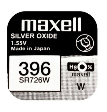Срібний акумулятор 396 Sr726w Maxell 1 шт
