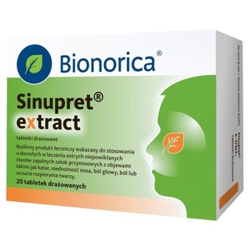 Bionorica Sinupret экстракт таблетки 20 s