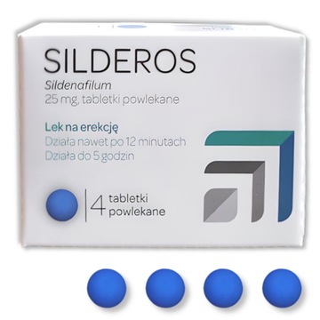 Сильдерос 4табл. эрекция потенция силденафил 25 мг