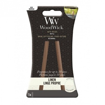 WOODWICK REPLACEMENT INCENSE STICKS FOR CARS LINEN