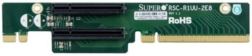 SUPERMICRO RSC-R1UU - 2e8 2x PCIe x8