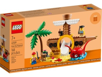 LEGO Classic 40589 ігровий майданчик з піратським кораблем