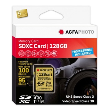 AgfaPhoto SDXC UHS и 128GB Professional High Speed U3 V30