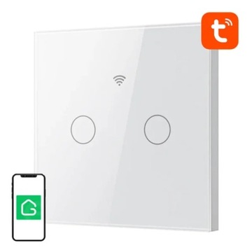 Сенсорный выключатель света WiFi Gosund SLS2 (опционально N, двойной)