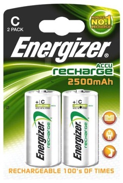 2X мощные батареи NI-MH ENERGIZER LR14 C R14