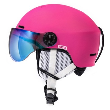 Лыжный шлем со стеклом METEOR FALVEN Head LOCK AIR FLOW M 55-58 фильтр S2