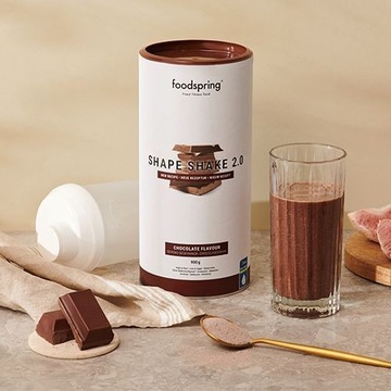 Шоколадный коктейль Foodspring, Shape Shake 2.0, 900г