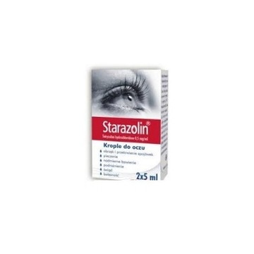 Starazolin глазные капли 2x5ml