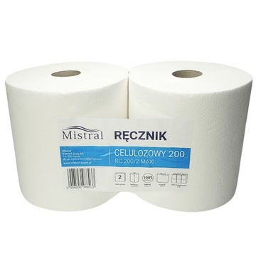 Бумажное полотенце 200M X 2pcs очиститель целлюлозы высокоэффективный