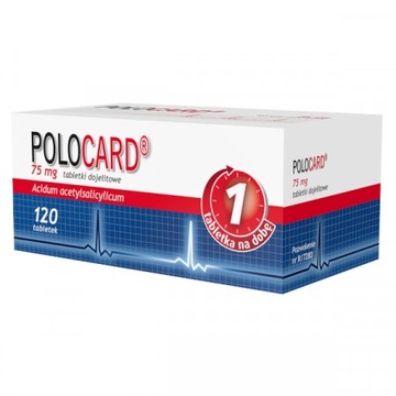 Polocard 75mg 120 tab сердце ацетилсалициловая кислота