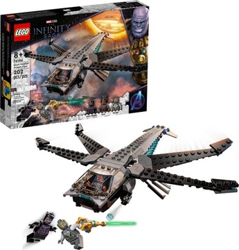 LEGO MARVEL 76186 ВЕРТОЛЕТ СТРЕКОЗА ЧЕРНАЯ ПАНТЕРА ФИГУРКА ЧЕРНАЯ ПАНТЕРА