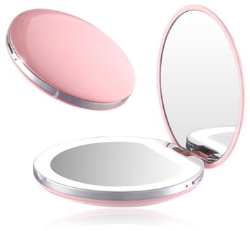 Светодиодное карманное косметическое зеркало для макияжа