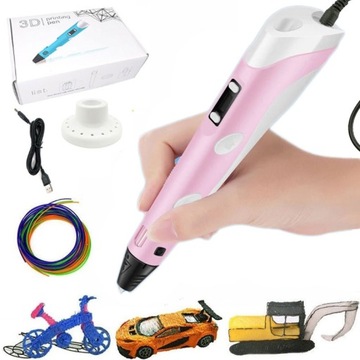 Ручка 3D принтер Ручка набор заправки розовый
