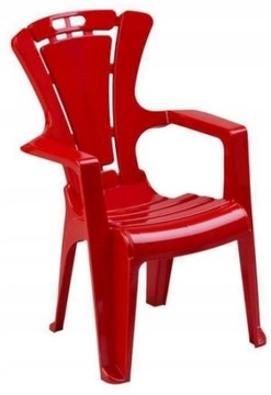TEGA червоний нековзний стілець