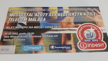 волейбол MOSTOSTAL K-Kozle - TELECOM Malaga 2002