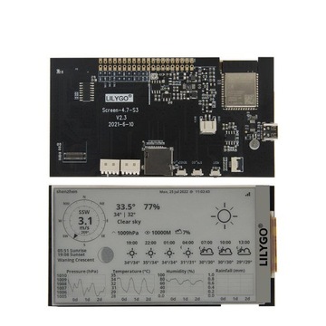 Електронний папір 4,7 дюйма з модулем ESP32-S3 і підтримкою TF-карти