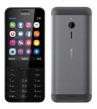 Nokia 230 Dual SIM темно-серебристый (A00026904)