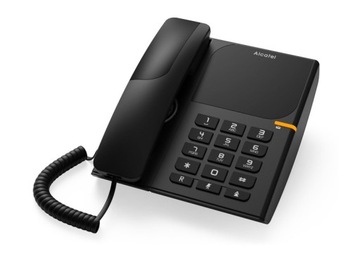 Розетка стационарный телефон ALCATEL T28 черный