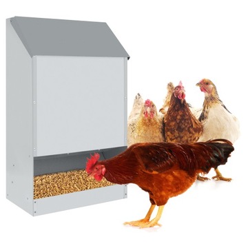 UISEBRT автоматическая кормушка 50lb цыплята оцинкованная сталь